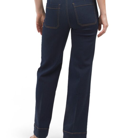 NEW BAGATELLE Wide Leg Denim Jeans royal for women 261mn - Picture 2 of 10